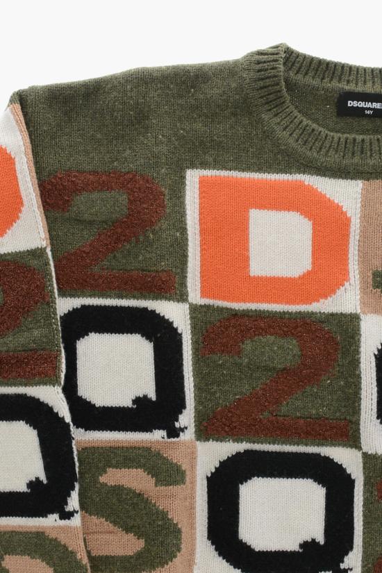  [키즈] 디스퀘어드2 풀오버 DQ2601 D0AB2 DQ564 Green - DSQUARED2