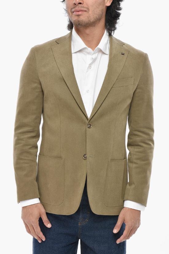  꼬르넬리아니 수트 자켓 94XZ23 9468503 035 Military Green