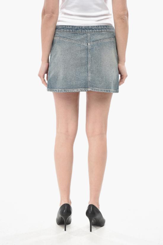  쿠레쥬 데님 스커트 324DJU191DE0033 7052 Blue - COURREGES
