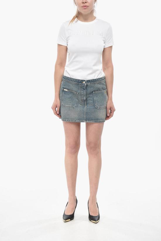  쿠레쥬 데님 스커트 324DJU191DE0033 7052 Blue - COURREGES