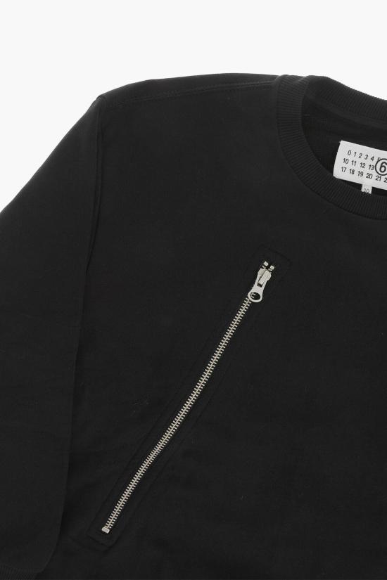  [키즈] 마르지엘라 티셔츠 M60686 MM02X M6900 Black - MAISON MARGIELA