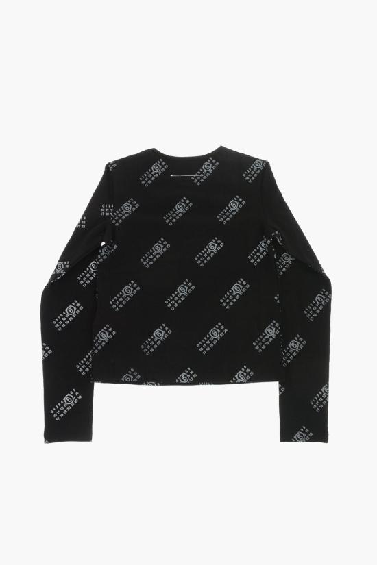  [키즈] 마르지엘라 티셔츠 M60674 MM03Q M6900 Black - MAISON MARGIELA