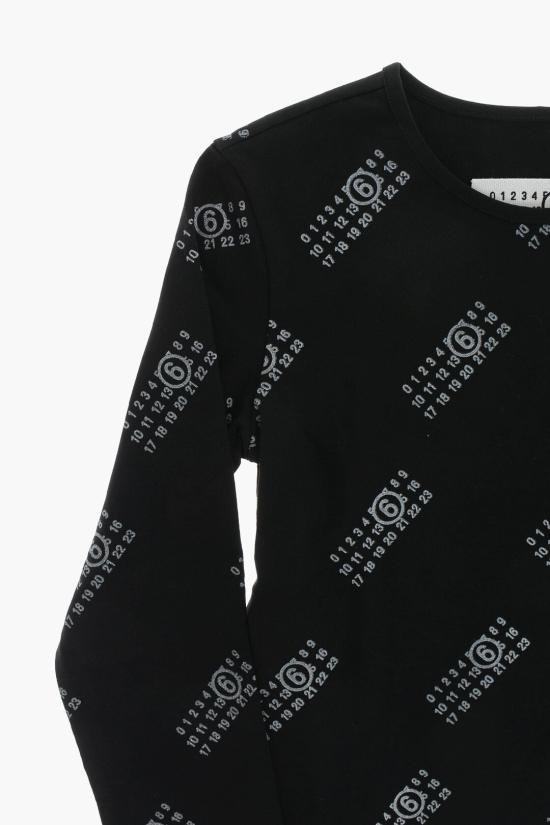  [키즈] 마르지엘라 티셔츠 M60674 MM03Q M6900 Black - MAISON MARGIELA