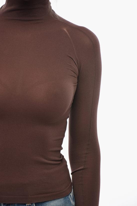  알라이아 긴팔 티셔츠 AA9H1199M826A 719 Brown - ALAIA