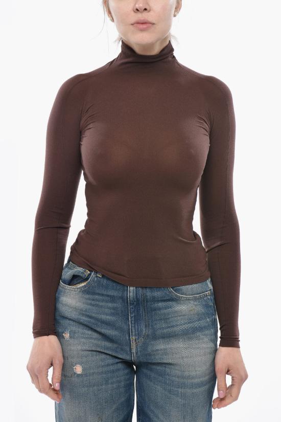  알라이아 긴팔 티셔츠 AA9H1199M826A 719 Brown