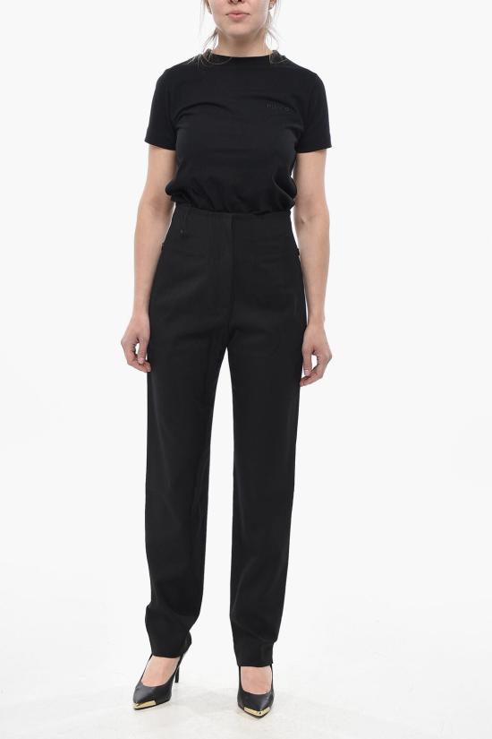  알라이아 트레이닝/조거 팬츠 AA9P02165T471 995 Black - ALAIA
