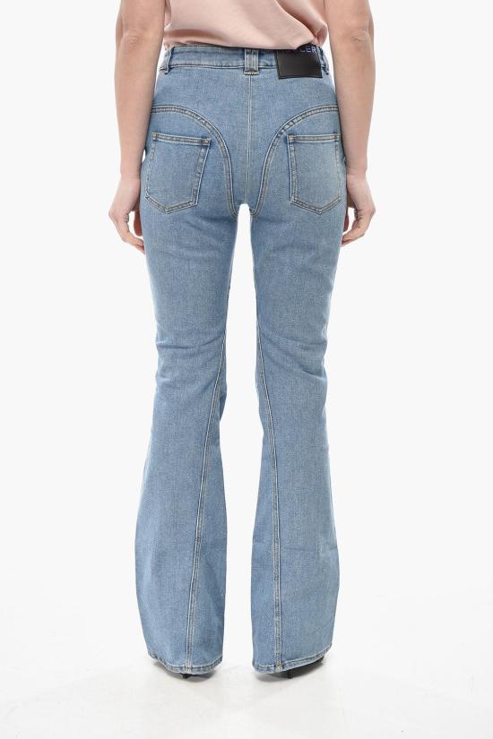 뮈글러 데님 팬츠 23W6PA0398247 6048 Light blue - MUGLER