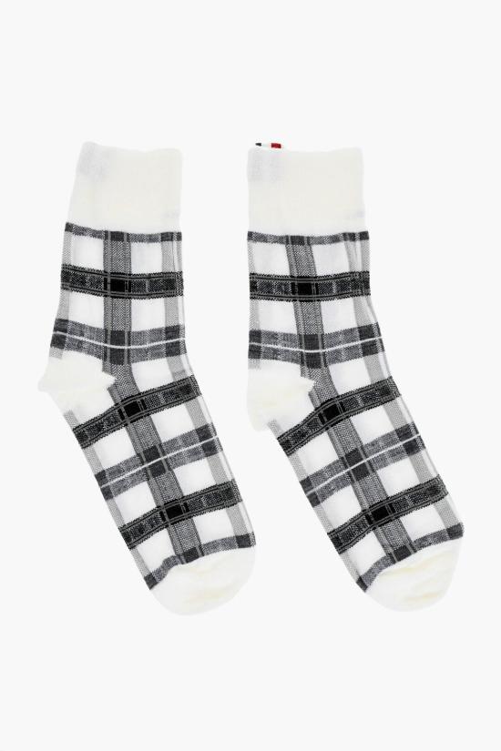  톰브라운 양말 FAS189AY1027100 Gray - THOM BROWNE
