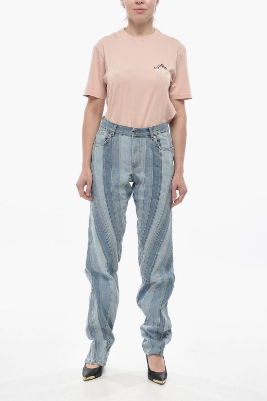  뮈글러 데님 팬츠 23W6PA0327280 6048 Light blue - MUGLER