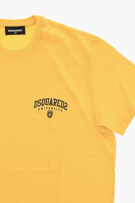 [키즈] 디스퀘어드2 티셔츠 DQ2470 D004G DQ201 Yellow - DSQUARED2