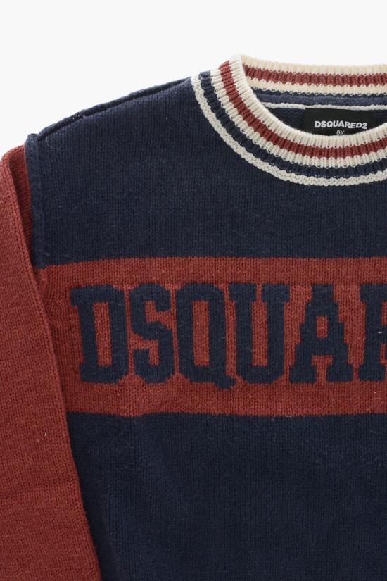 [키즈] 디스퀘어드2 풀오버 DQ2452 D0A9R DQ866 Blu Marrone - DSQUARED2