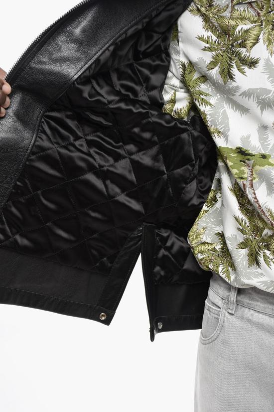  알렉산더 맥퀸 가죽 자켓 808245 Q5AOJ 1000 Black - ALEXANDER MCQUEEN