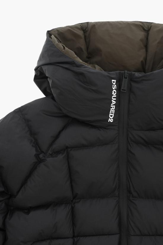  [키즈] 디스퀘어드2 캐주얼 자켓 DQ2450 D0A9M DQ900 Nero Verde Militare - DSQUARED2