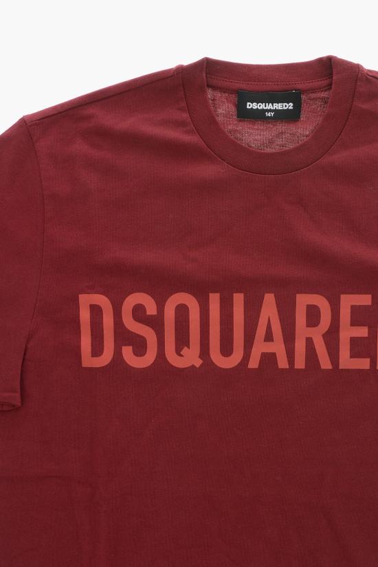  [키즈] 디스퀘어드2 티셔츠 DQ1832 D0A4C DQ457 Burgundy - DSQUARED2