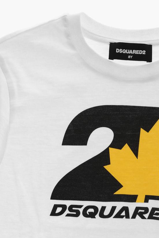  [키즈] 디스퀘어드2 티셔츠 DQ2471 D004G DQ100 White - DSQUARED2