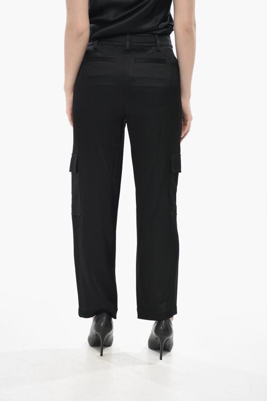  마이클 코어스 스트레이트 팬츠 MH330K3AKF 001 Black - MICHAEL KORS