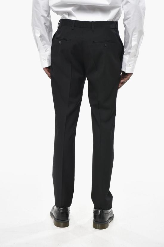  생로랑 스트레이트 팬츠 607843Y512W1000 Black - SAINT LAURENT