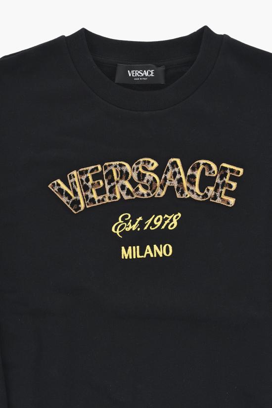  [키즈] 베르사체 티셔츠 1000049 1A12563 2BS20 Black - VERSACE