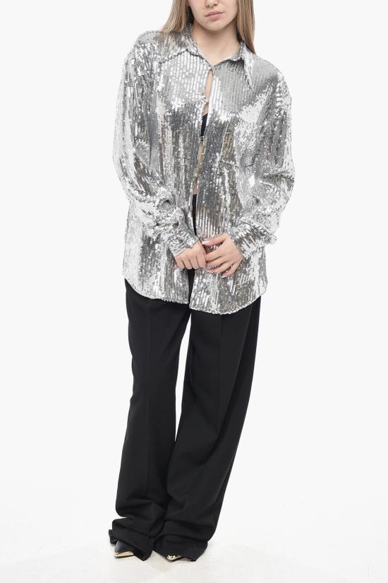 쥬세페 디 모라비토 셔츠 02PSTO244 02283 91 Silver - GIUSEPPE DI MORABITO