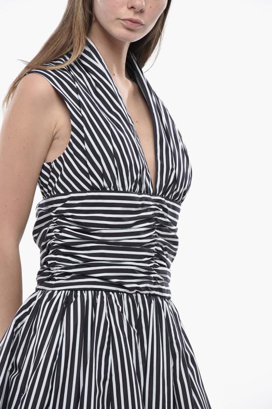  파투 미디 원피스 DR17601905066 Black White - PATOU