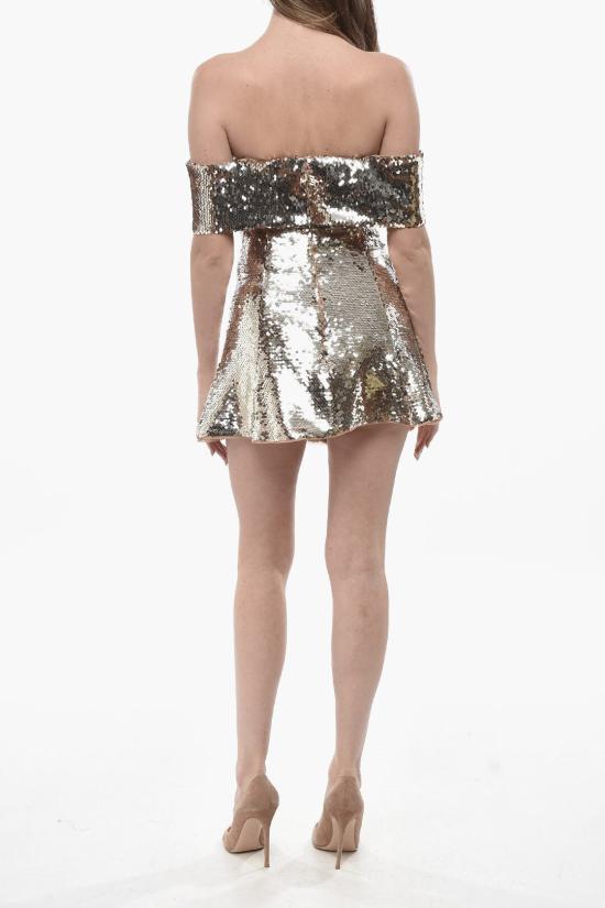  셀프 포트레이트 숏 원피스 RS25971SGD GOLD - SELF PORTRAIT