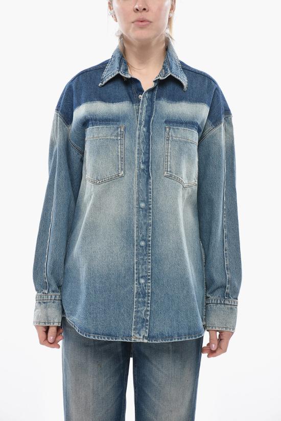 빅토리아 베컴 데님 셔츠 1324DSH005560C BROKEN VINTAGE WASH Blue