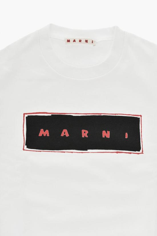  [키즈] 마르니 티셔츠 M01223 M00NF 0M110 Black - MARNI