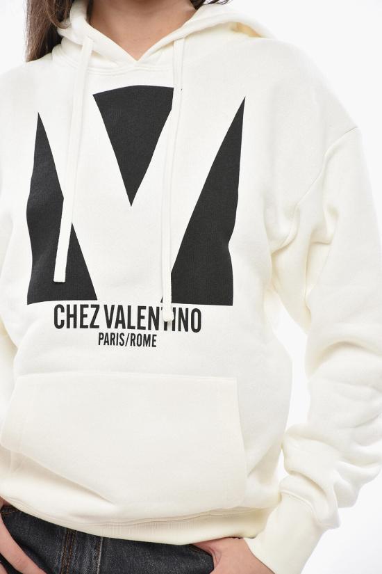  발렌티노 가라바니 후드 티셔츠 6B3MF24I960A03 White - VALENTINO GARAVANI