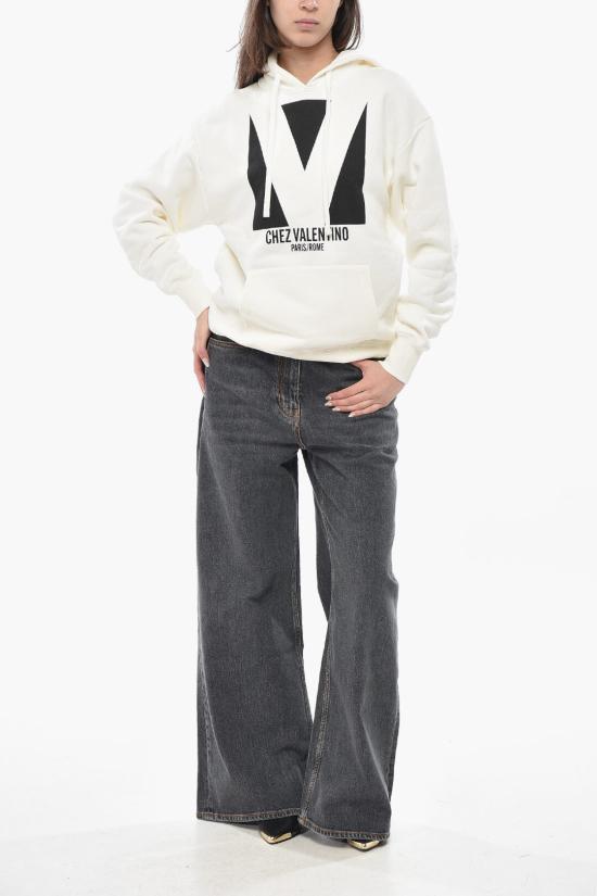  발렌티노 가라바니 후드 티셔츠 6B3MF24I960A03 White - VALENTINO GARAVANI