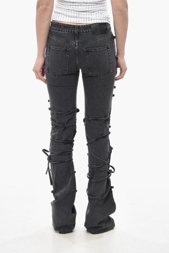  알렉산더 맥퀸 데님 팬츠 804375 QMACX 1307 Black - ALEXANDER MCQUEEN