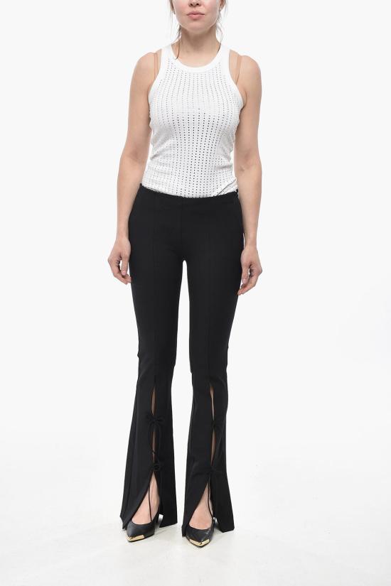  베르사체 스트레이트 팬츠 77HAA115 N0394 899 Black - VERSACE