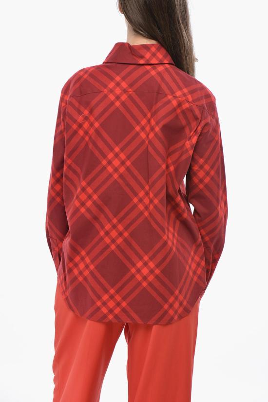  버버리 셔츠 8077672 B7338 Red - BURBERRY