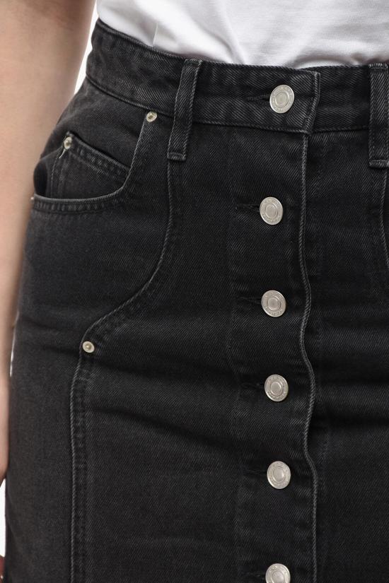  이자벨마랑 데님 스커트 JU0073FB B3H02E FADED BLACK - ISABEL MARANT