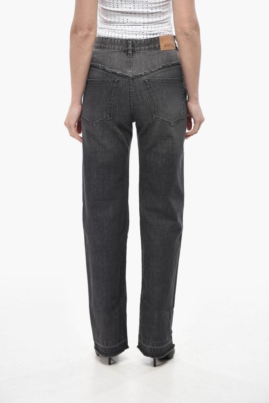  이자벨마랑 노에미 데님 팬츠 PA0209FA A4H13I 02FK Black - ISABEL MARANT