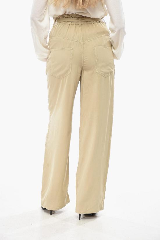  이자벨마랑 스트레이트 팬츠 PA0367FA B3H01E LIGHT KHAKI Beige - ISABEL MARANT