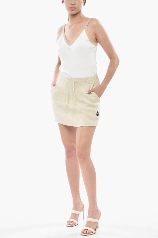  이자벨마랑 숏 스커트 JU0238FA A3L75E 02LY Beige - ISABEL MARANT