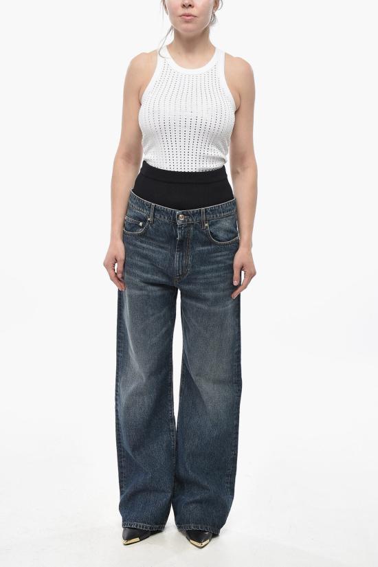  막스마라 데님 팬츠 AFOSO1234 2422186022 004 Blue - MAX MARA