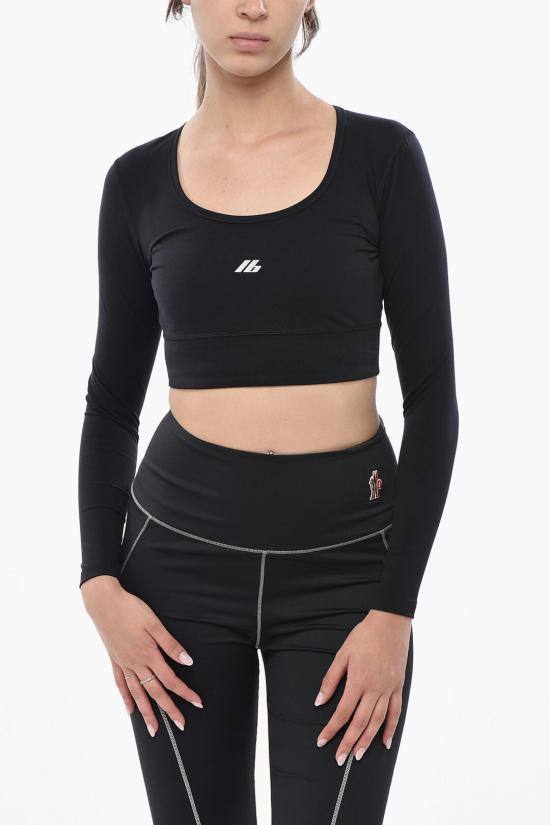  발렌시아가 액티브웨어 스포츠 브라 롱슬리브 7932814E2B9 1081 Black