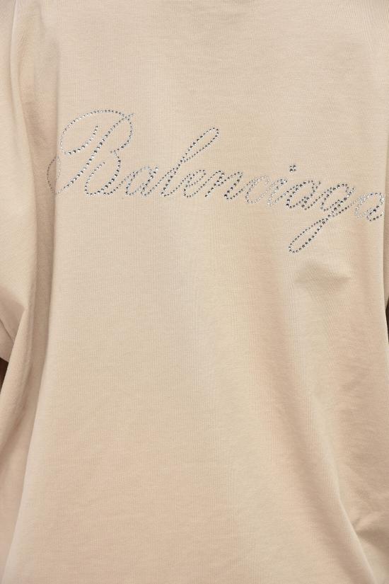  발렌시아가 반팔 티셔츠 641655 TPVP7 9710 Beige - BALENCIAGA