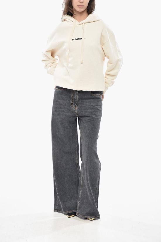  질샌더 후드 티셔츠 J40GU0002 J20010 279 White - JIL SANDER