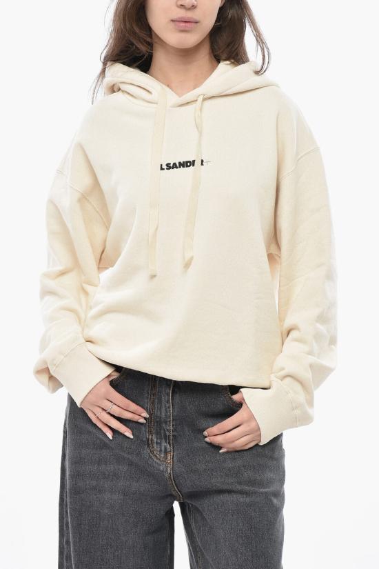  질샌더 후드 티셔츠 J40GU0002 J20010 279 White