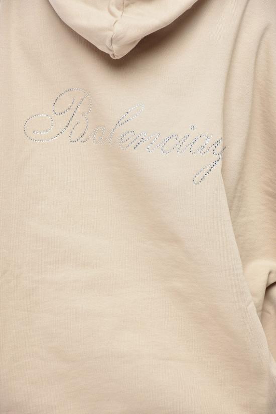  발렌시아가 후드 티셔츠 761458 TPVP5 9710 Beige - BALENCIAGA