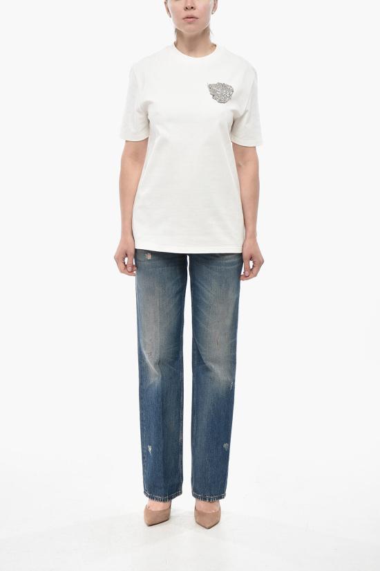  질샌더 반팔 티셔츠 J03GC0134J20244102 White - JIL SANDER