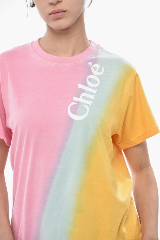  끌로에 반팔 티셔츠 C23AJH01181 6ZA Multicolor - CHLOE