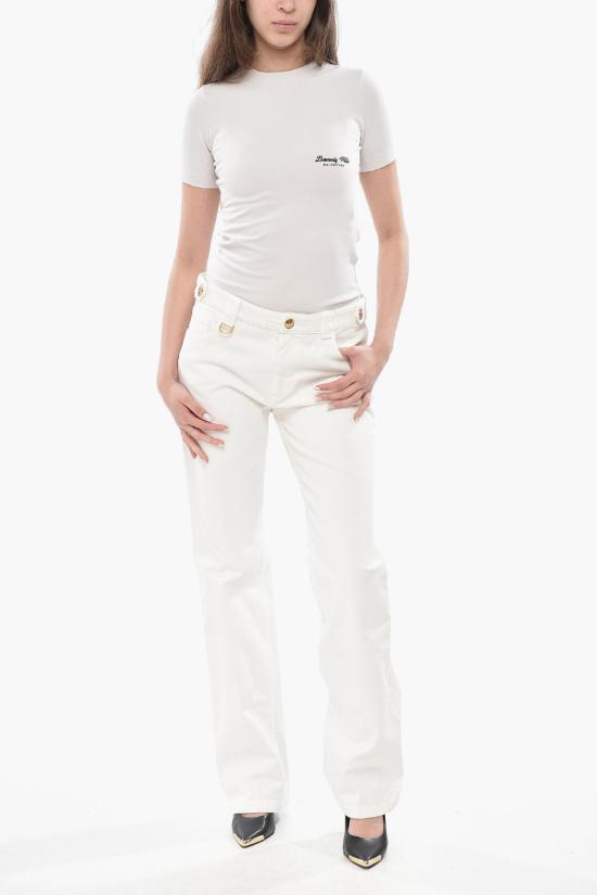  끌로에 스트레이트 팬츠 CH25SPA12365107 White - CHLOE