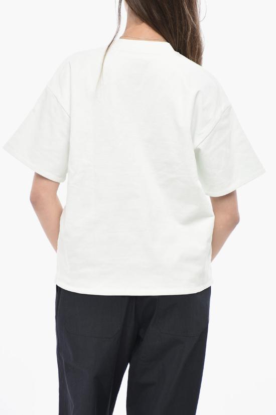  보테가베네타 반팔 티셔츠 744990V16E0 9016 White - BOTTEGA VENETA