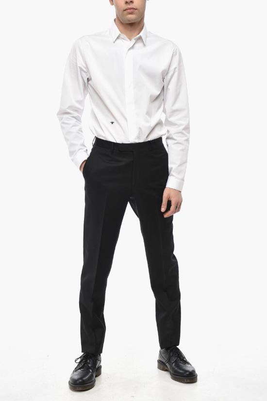  꼬르넬리아니 스트레이트 팬츠 845Z2Z 9868150 020 Black - CORNELIANI