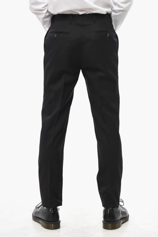  꼬르넬리아니 스트레이트 팬츠 845Z2Z 9868150 020 Black - CORNELIANI