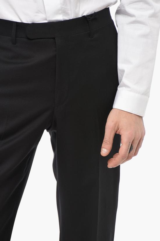  꼬르넬리아니 스트레이트 팬츠 845Z2Z 9868150 020 Black - CORNELIANI