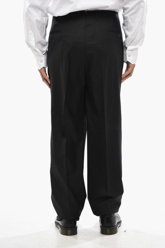  꼬르넬리아니 스트레이트 팬츠 845800 9818060 020 Black - CORNELIANI